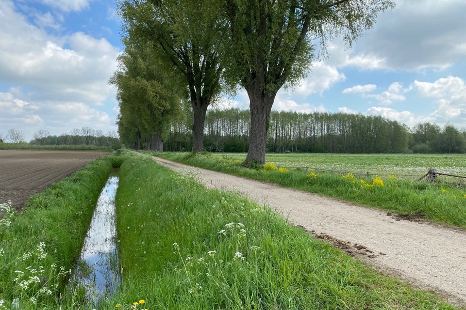 Voor het laten meanderen van de Huilbeek bij Beesel had het waterschap interesse in de grond die Frenkens vrouw kocht. 