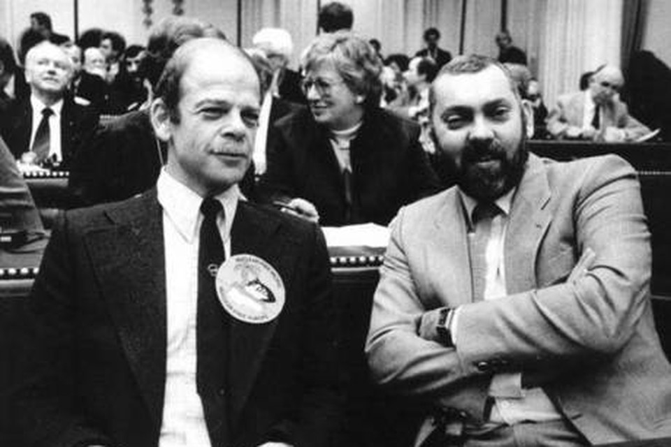 PPR-senator Bas de Gaay Fortman en Frans Jozef van der Heijden in 1984 