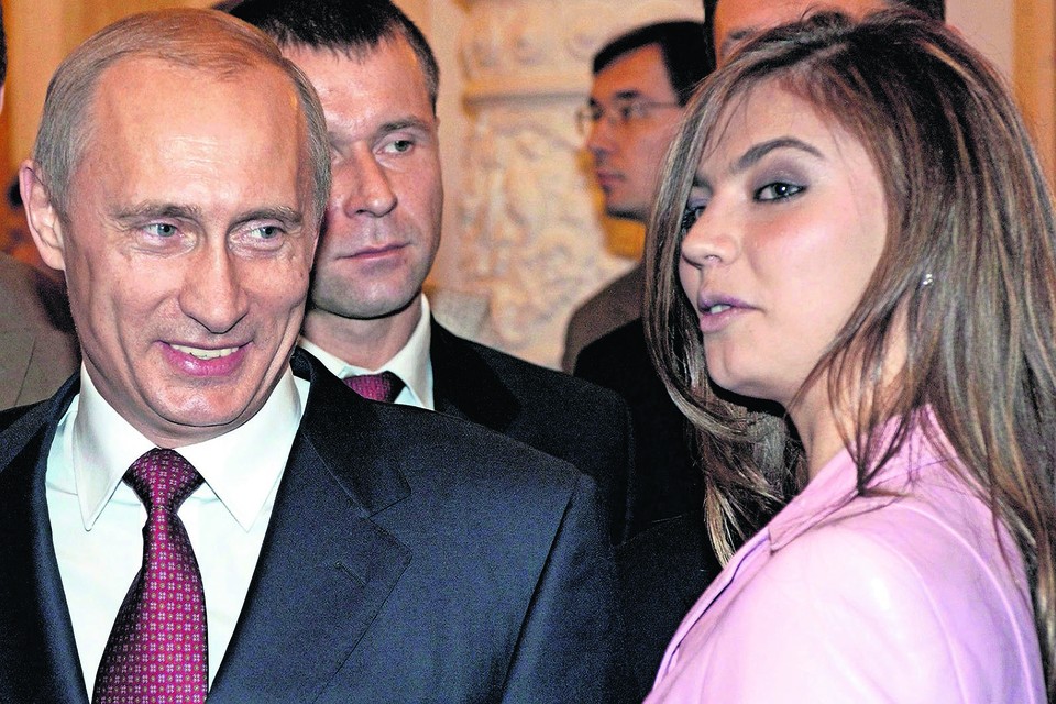 Poetin met Alina Kabajeva. 