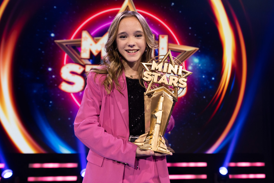 Na ‘The Voice Kids’ was Emma Kok ook in ‘Ministars’ de winnaar