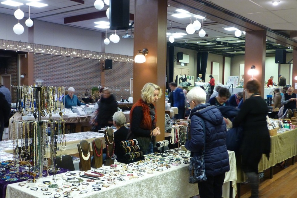 Impressie van de hobbymarkt in Baexheimerhof verleden jaar. 