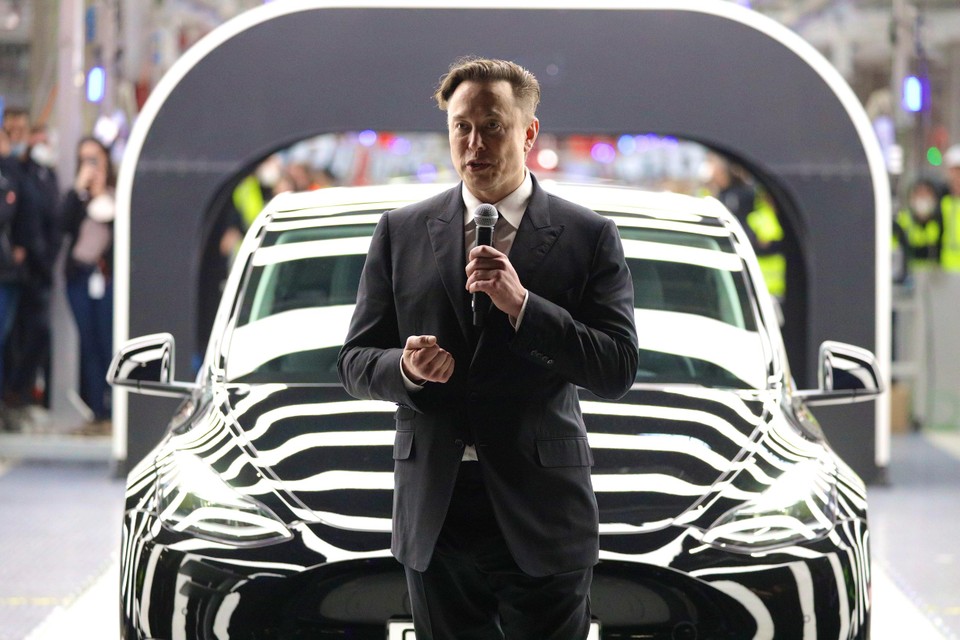 Elon Musk opende in maart de gigafabriek van Tesla nabij Berlijn.