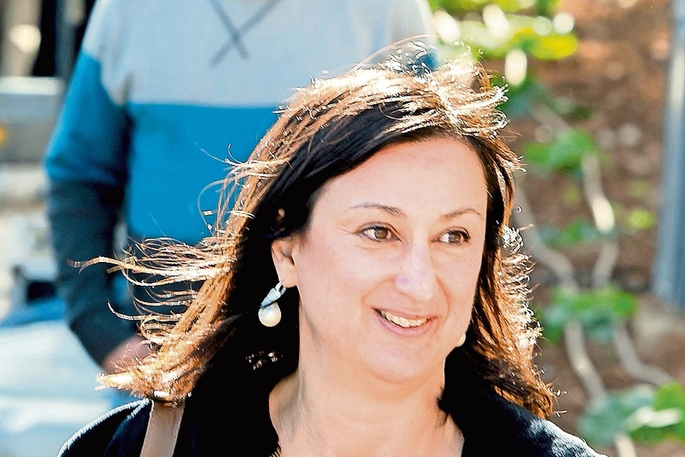 De vermoorde journaliste Daphne Caruana Galizia. 