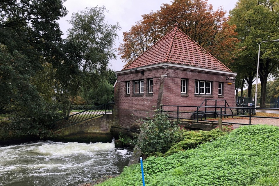 De waterkrachtcentrale in Nederweert. 