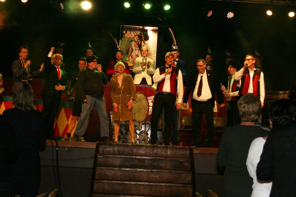 Spèùtj Éllef verleden jaar op de Méélse Vastelaoves Parade.
