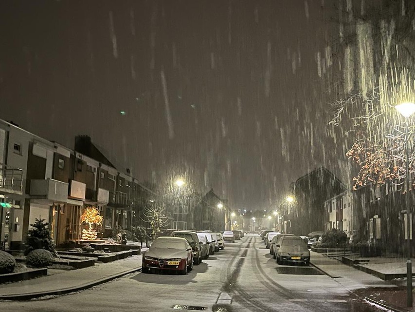Sneeuw in Bocholtz 