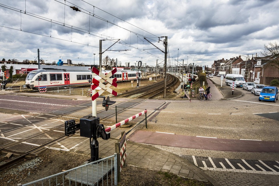 Spoorwegovergang Vierpaardjes in Venlo.