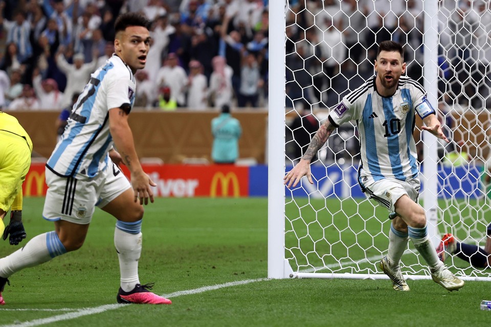 Messi scoorde tweemaal in de finale.