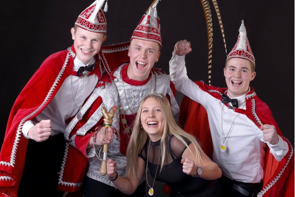 Het jeugdkwartet van de Tuutekop. 