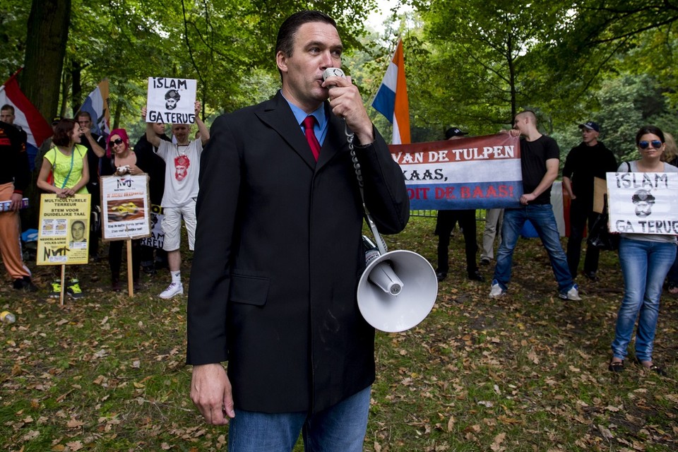 Kusters tijdens een eerdere demonstratie.