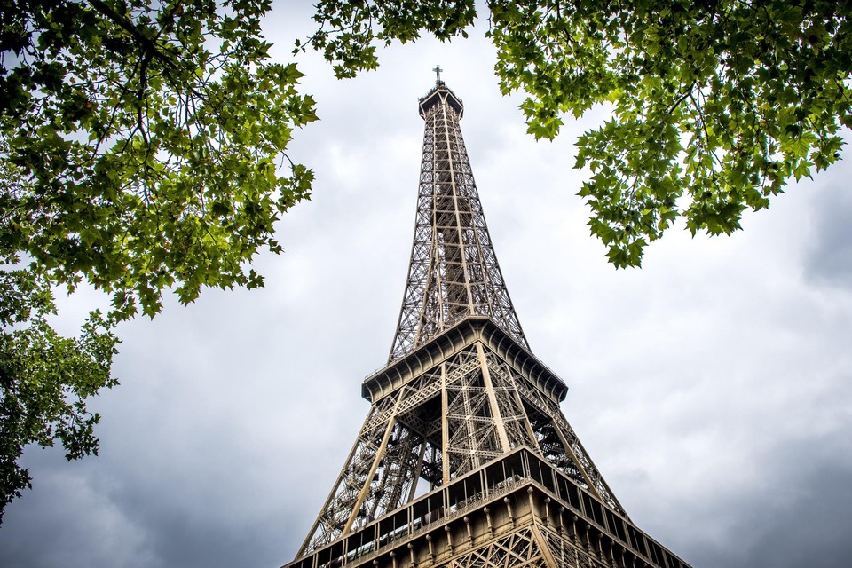 Eiffeltoren in Parijs. 