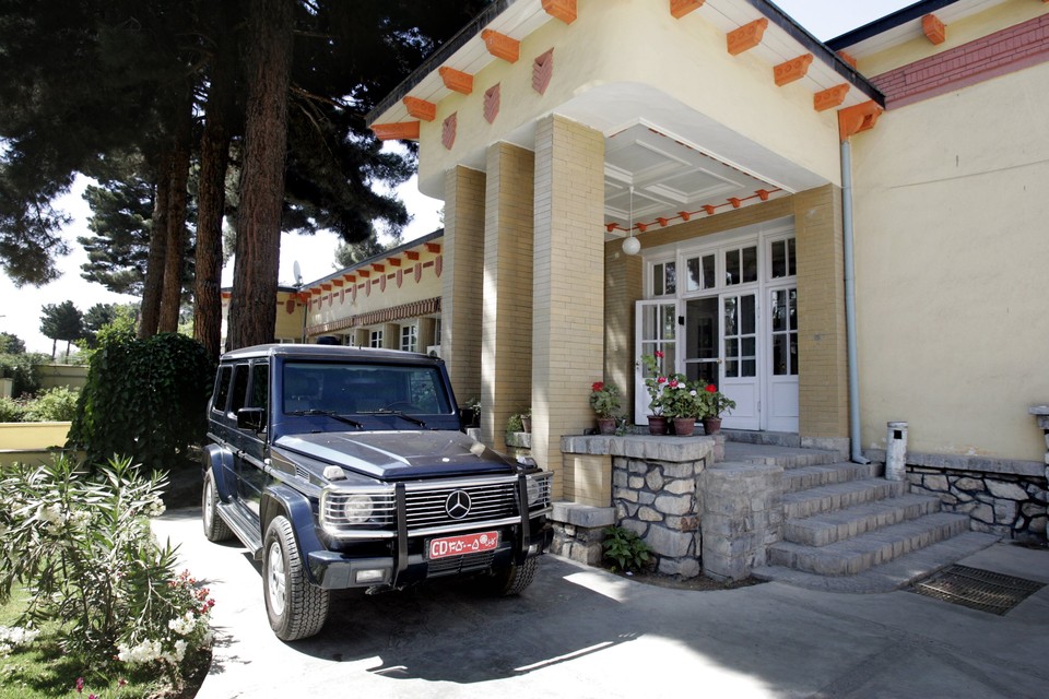 De Nederlandse ambassade in Kaboel. 