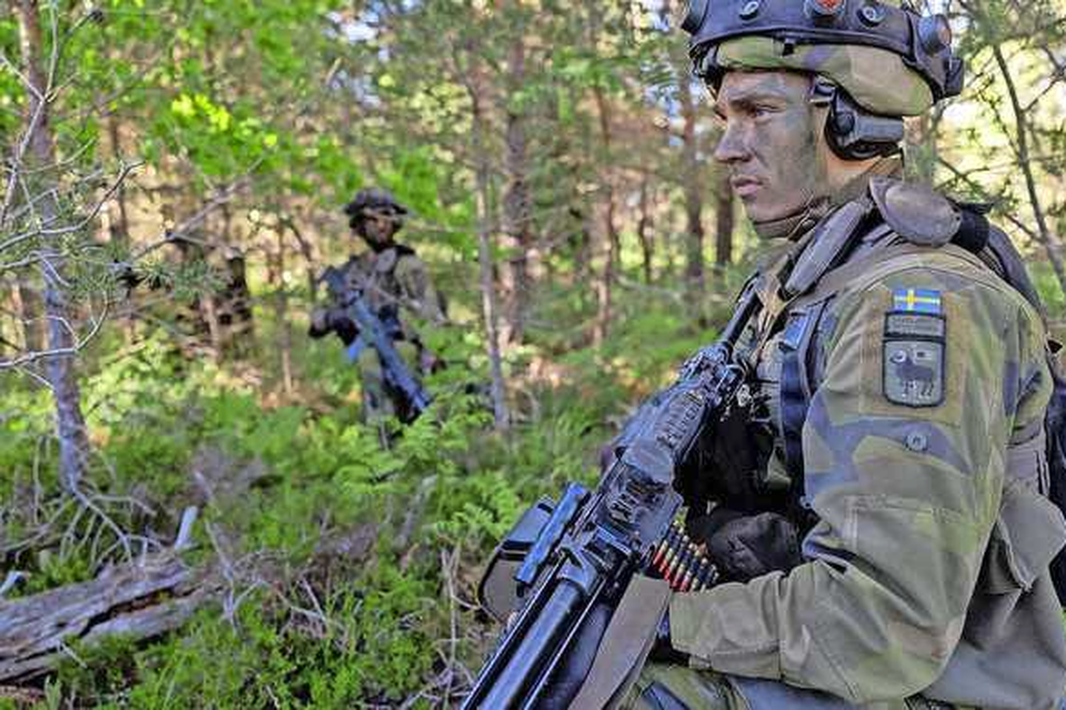 De militairen van het Zweedse Gotland Regiment vormen de eerste verdedigingslinie van het eiland in de Oostzee. 