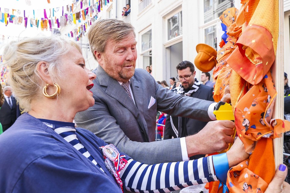 Koning Willem-Alexander vorig jaar tijdens Koningsdag in Maastricht.