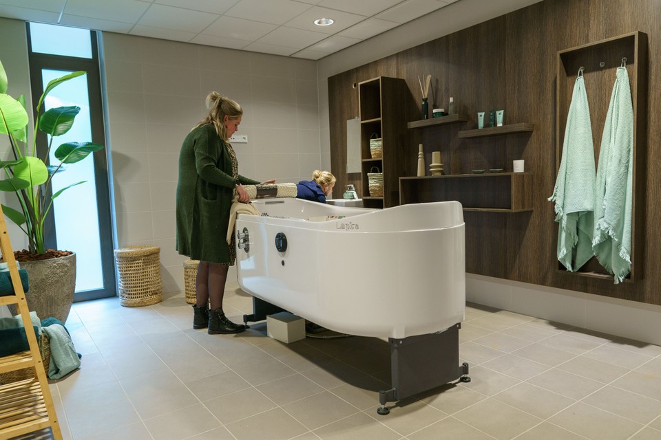 De wellnessruimte in het nieuwe hospice Daniken. 