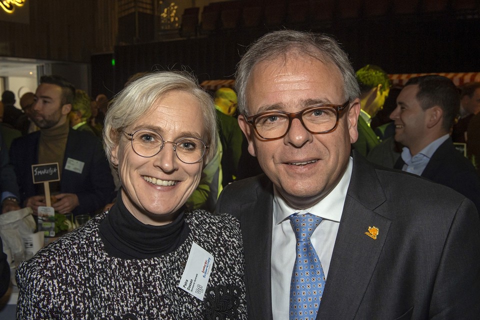 Petra Dassen (burgemeester Kerkrade) en Dieudonné Akkermans (burgemeester Eijsden-Margraten).