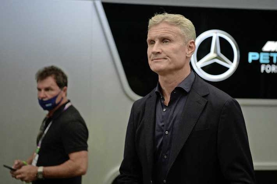 Voormalig coureur David Coulthard. 