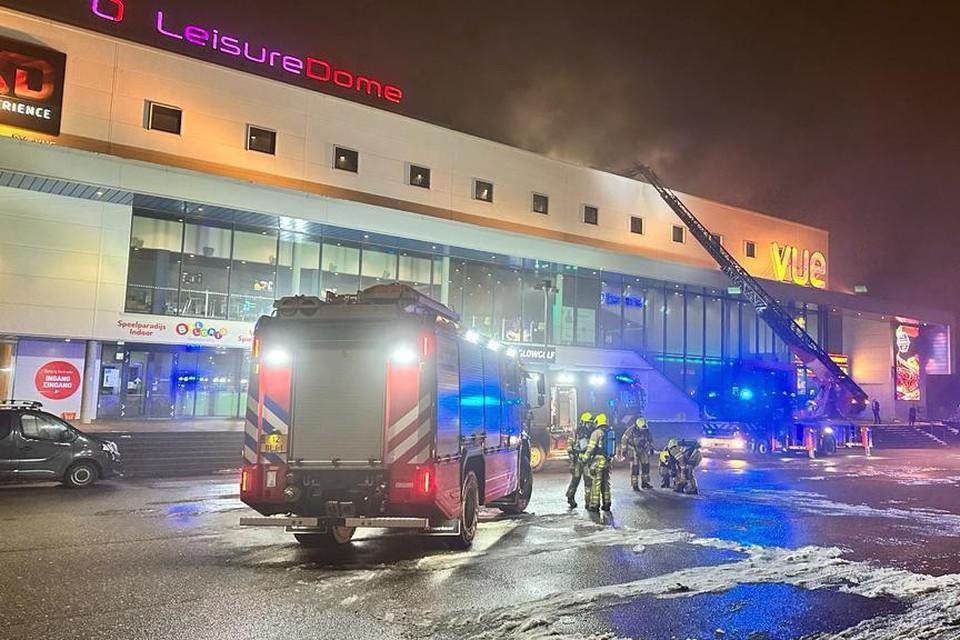Zondag 22 januari brak brand uit in het gebouw.