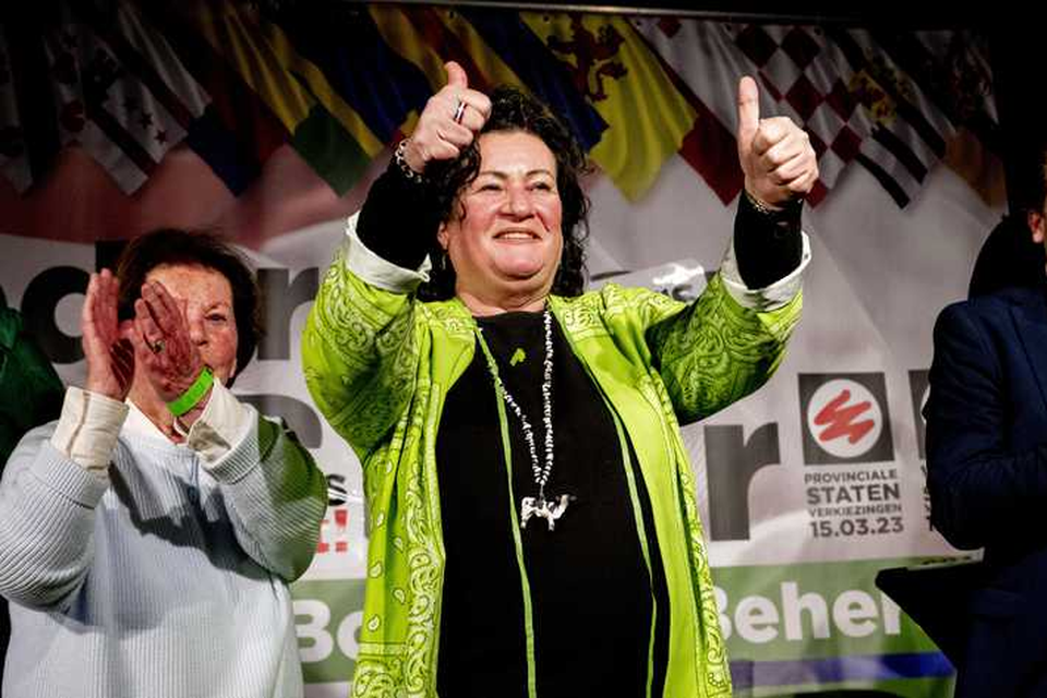 BBB-leider Caroline van der Plas mag tevreden zijn met de uitslagen voor de Provinciale Statenverkiezingen.