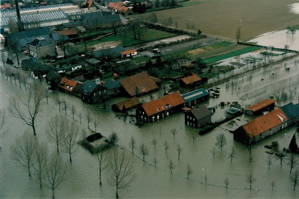 Buggenum was een van de plaatsen langs de Maas die 25 jaar geleden gebukt ging onder extreme wateroverlast. 