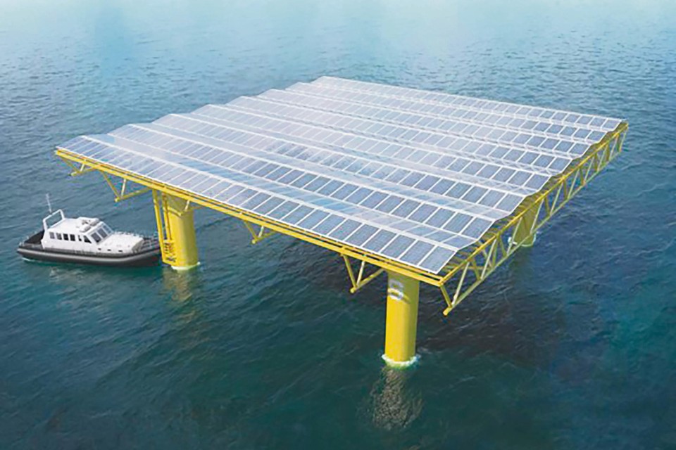 Innovatie op zee: deze zomer wordt het zonnepark(je) getest.