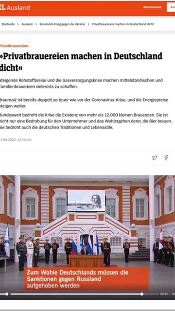 Een nepversie van de Duitse krant Der Spiegel. 
