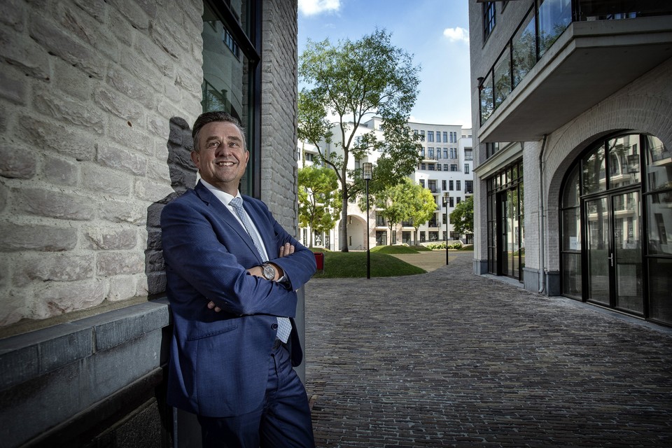 Emile Roemer als waarnemend burgemeester in Heerlen in 2018.   