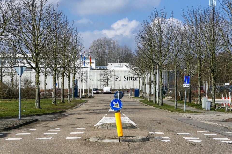 PI Sittard, de gevangenis waarvandaan Frenkie P. inmiddels is overgeplaatst naar Alphen aan den Rijn. 