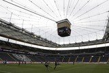 thumbnail: <P>Het stadion bleef nagenoeg leeg in Frankfurt</P>