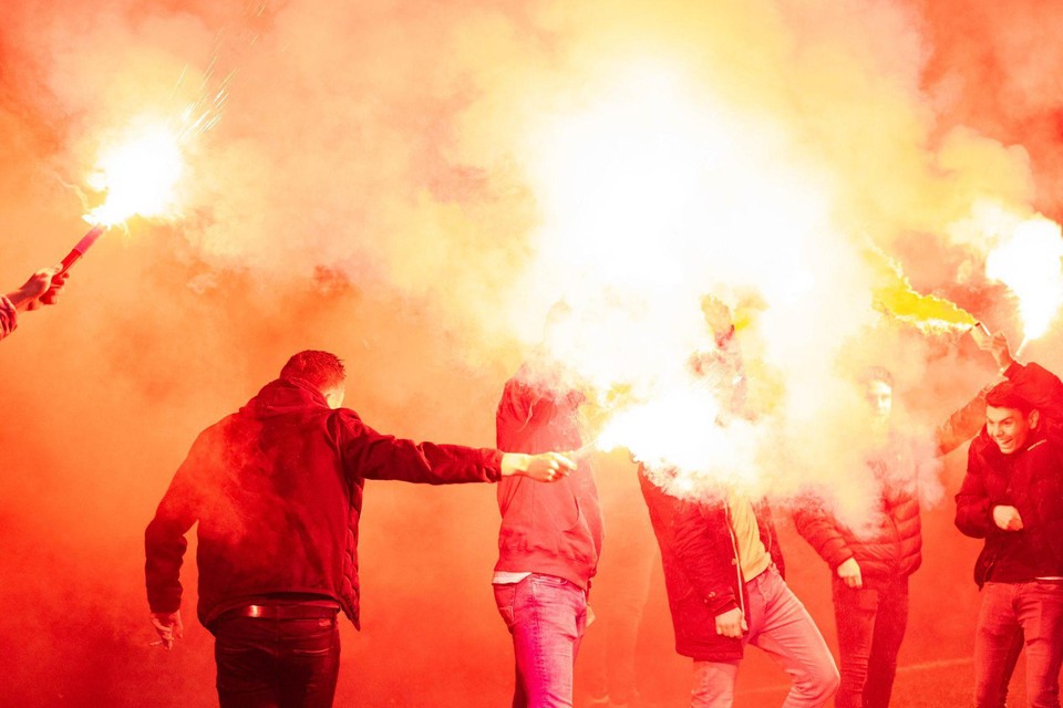 De supporters van FCV en Venlosche Boys willen er weer een feestje van maken.