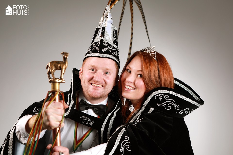 Prins Jeroen en prinses Simone. 