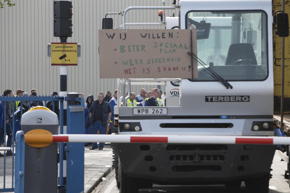 Nedcarmedewerkers willen met een staking een goed sociaal plan afdwingen.