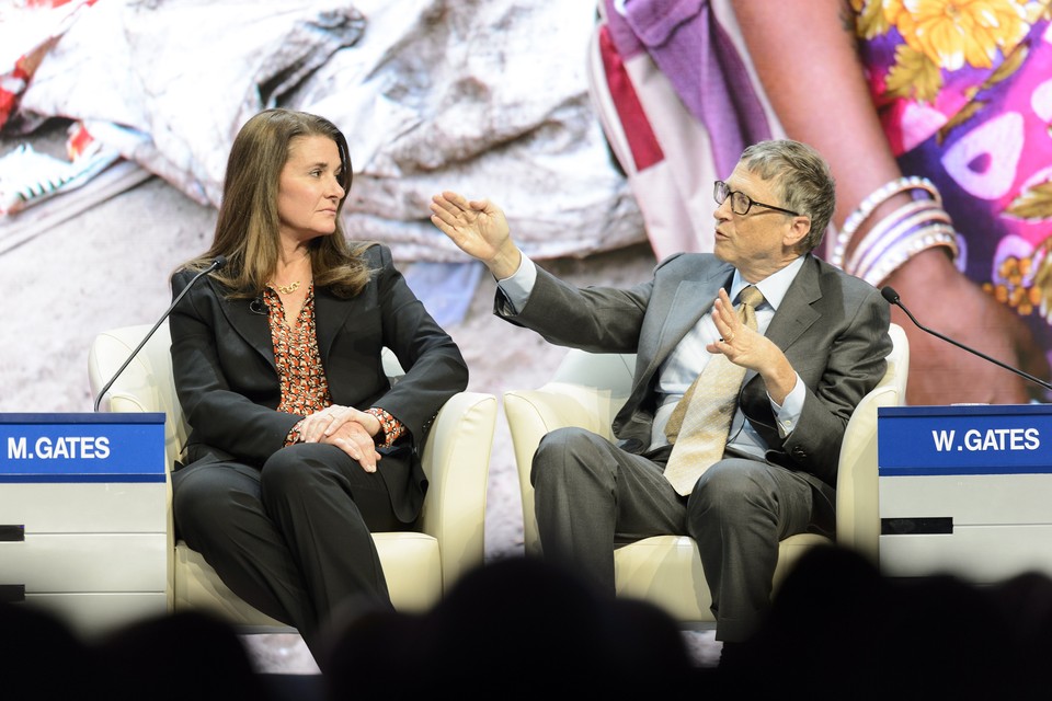 Bill en Melinda Gates. 