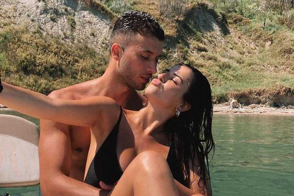 Karim en Clarissa, vorig jaar zomer op vakantie in Italië. 