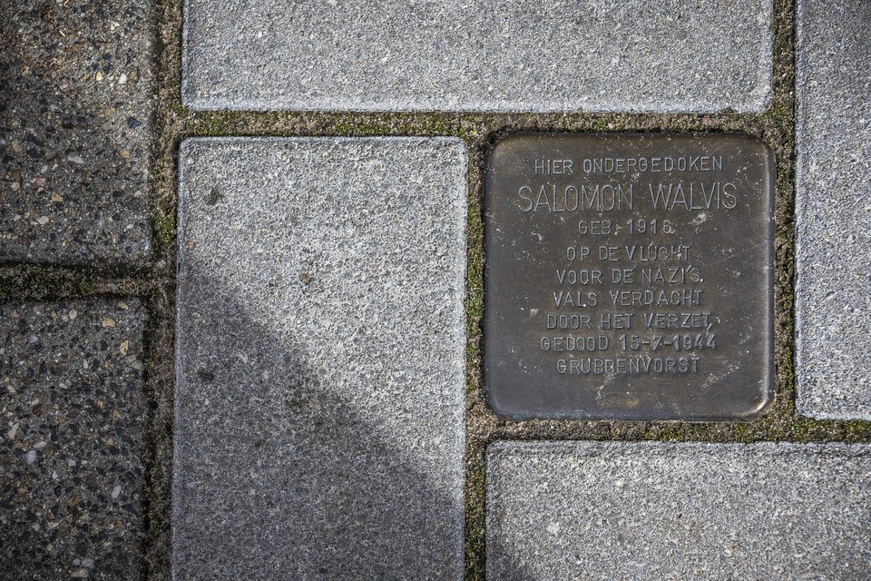 In Horst ligt ook de stolperstein van Salomon Walvis. 
