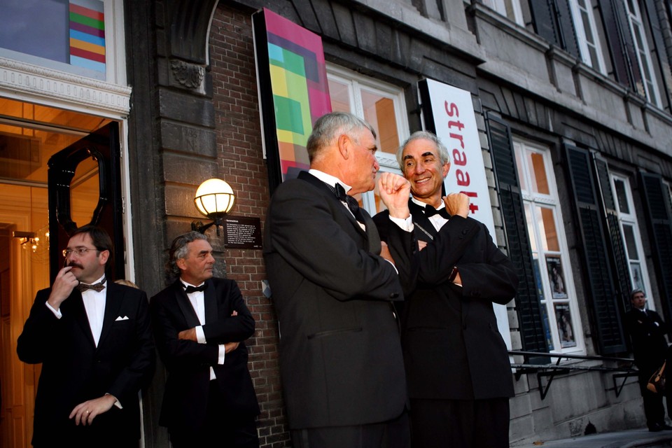 Drie van de vijf CDA’ers met de meeste nevenfuncties op dit moment: Theo Bovens (links), Gerd Leers (rechts) en naast hem Léon Frissen, in 2008 in Maastricht bij een concert van het LSO. 