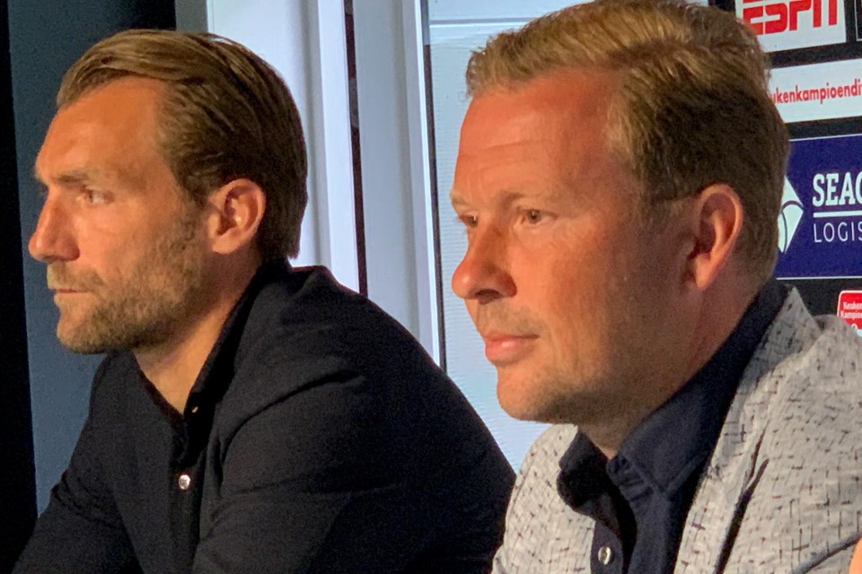 Technisch manager Willem Janssen en Rick Kruys (rechts) 