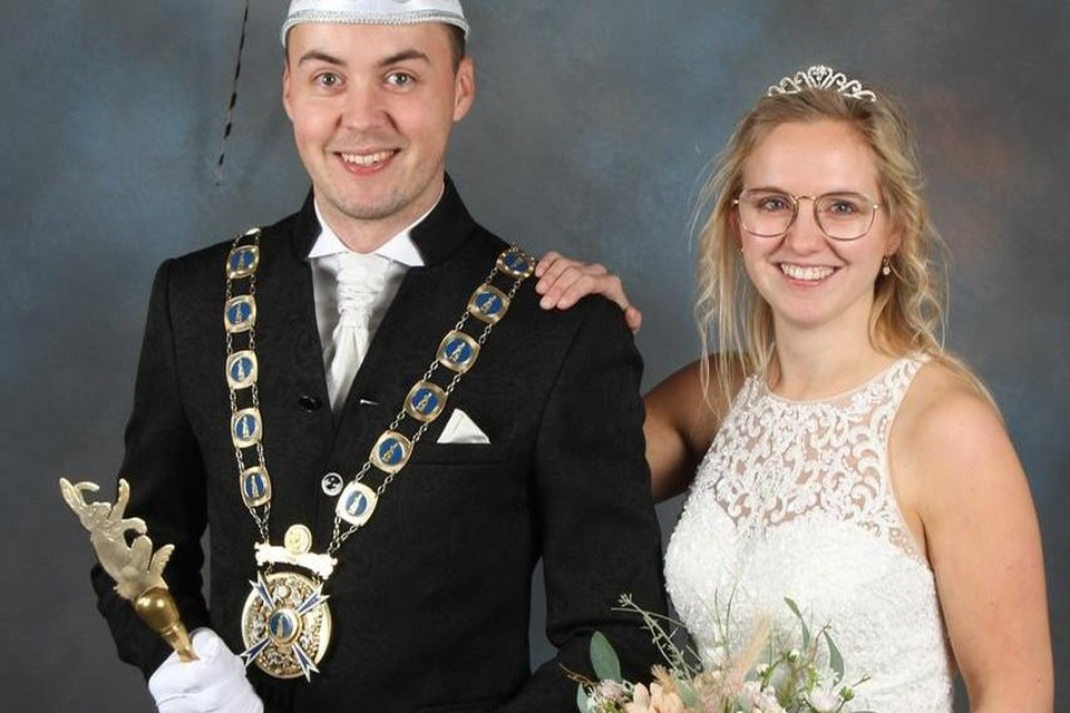 Prins Ronald I en prinses Sanne.