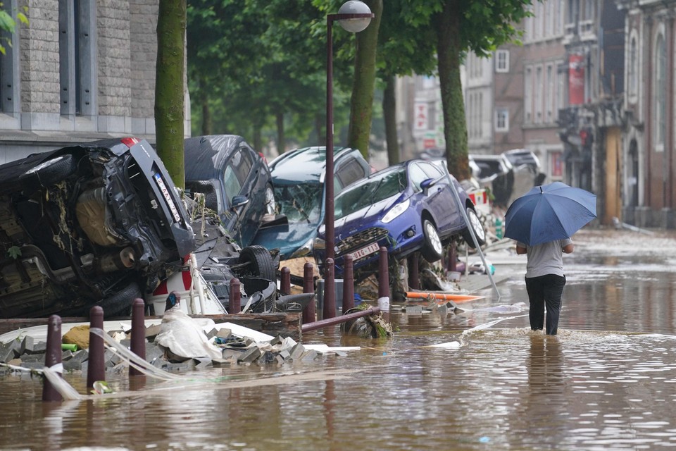 In Verviers is de schade groot. 
