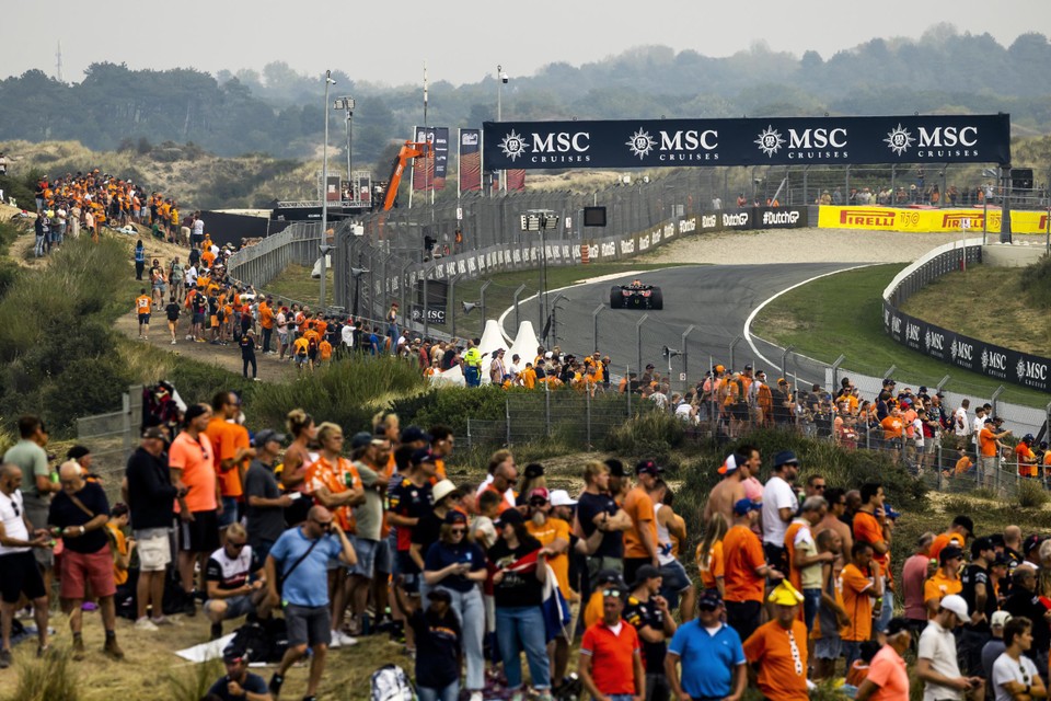 Max Verstappen in actie tijdens de F1 Grand Prix van Nederland op het Circuit van Zandvoort, op 4 september van dit jaar.