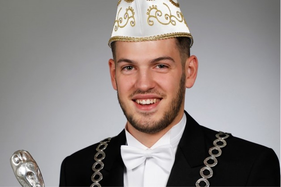 Niels van Rooijen was bij de vorige carnaval stadsprins van Hoensbroek. 