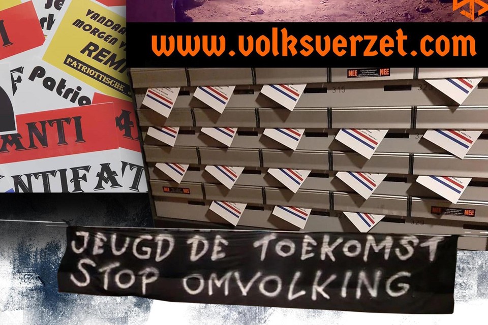 Een collage van uitingen van de genoemde groeperingen.