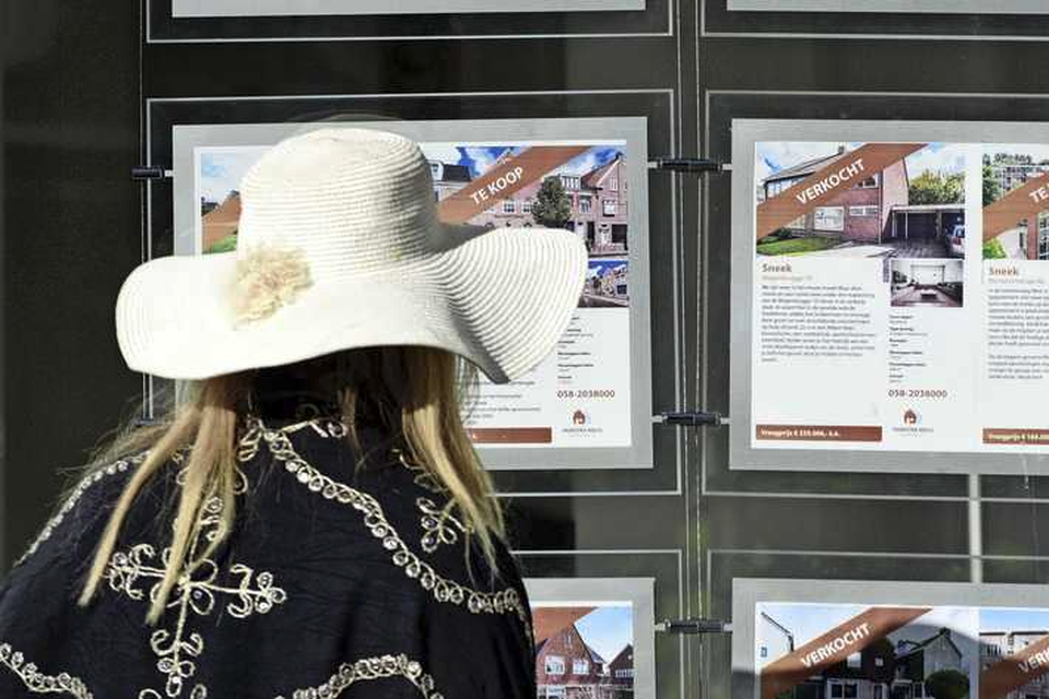 Een huis kopen is door de gestegen rente een stuk duurder dan vorig jaar 