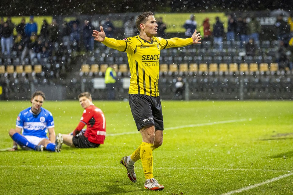 Sven Braken scoorde vrijdag als invaller tegen FC Den Bosch.