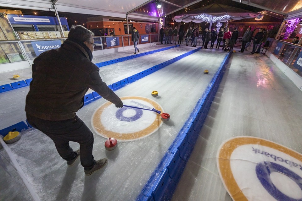 De curlingbanen waren een nieuw onderdeel van Wintertijd. 