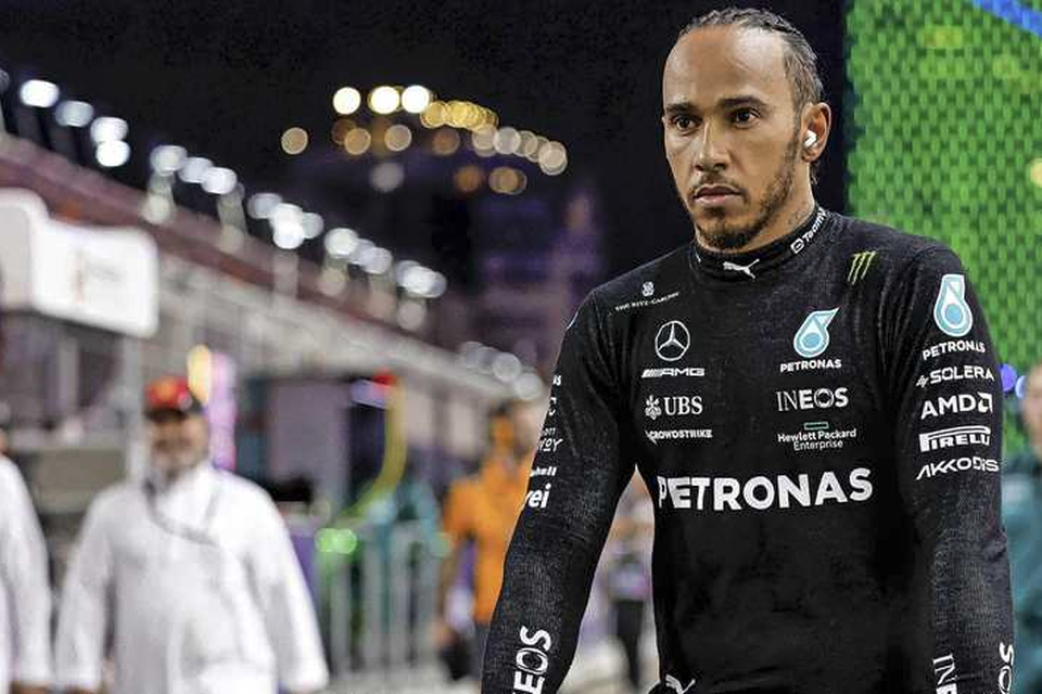 Lewis Hamilton in Jeddah.