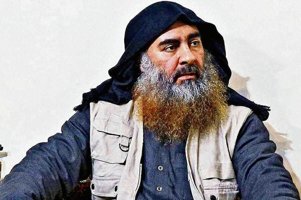 Archiefbeeld van IS-leider Abu Bakr al-Baghdadi. 