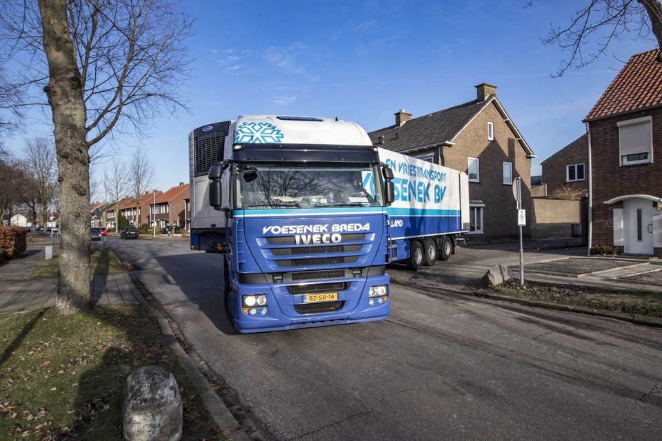 Vrachtwagens zorgen al jaren voor overlast bij Swinnen. 