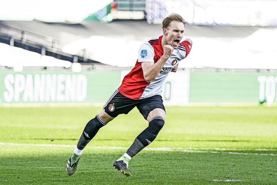 Diemers heeft de score geopend tegen PSV.  