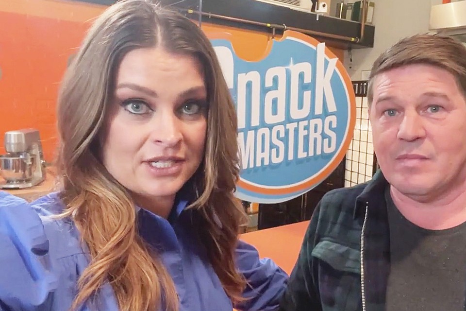 Snackmasters-presentatie duo Miljuscka Witzenhausen en Martijn Krabbé. 